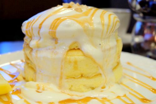 【多摩境】さかい珈琲 町田多摩境店 リコッタチーズのパンケーキ 特製マカダミアナッツクリーム