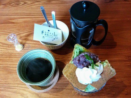 わがまま農園Cafe【石狩市】◆抹茶みたいな「小松菜シフォン」！和スイーツ好きにおすすめ