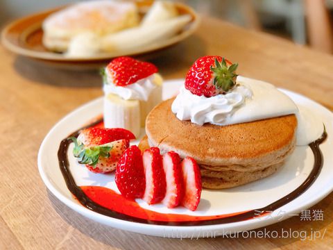 fuku cafe 福カフェ 【入谷】 チョコレートパンケーキ/リコッタパンケーキ