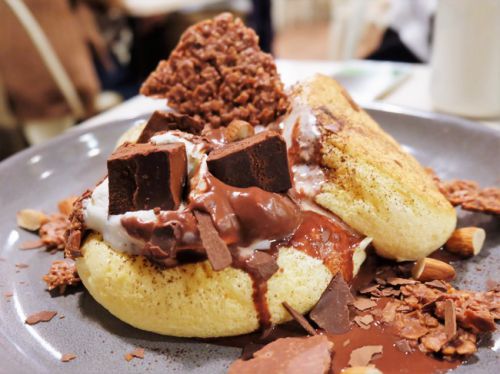 【自由が丘 】 FLIPPER'S フリッパーズ 自由ヶ丘店　奇跡のパンケーキ生チョコレート