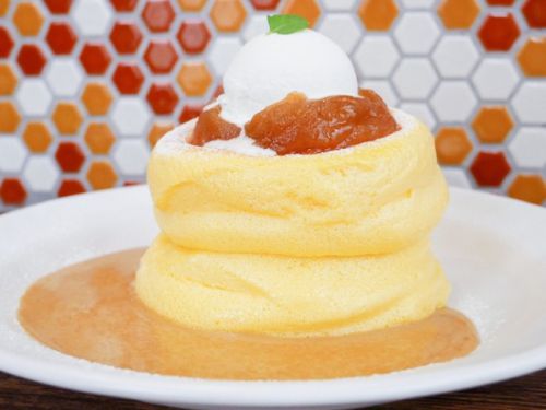 【台湾・台中】 kichi キチ シーソルトキャラメルと焼き林檎のパンケーキ