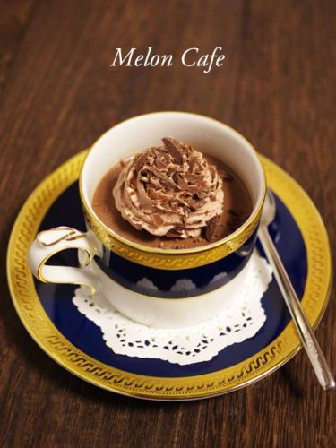 チョコレートと珈琲、カルダモン♪おうちカフェの手作り「カフェモカプリン」