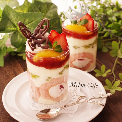 ひなまつりに♪簡単かわいいグラスケーキ