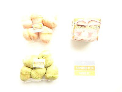 SAKURA SWEET(さくら収穫祭)×SANDWICH WEEK!!～神降臨・桜もちと抹茶のデザートサンドand桜の米粉プチパンand抹茶の米粉プチパン～
