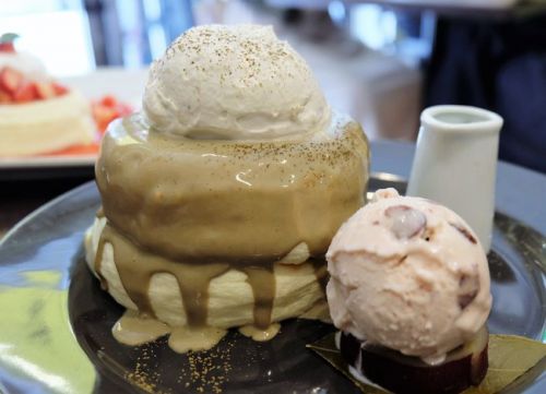 【日吉】Cafe du Paris カフェドゥパリ　ほうじ茶パンケーキ