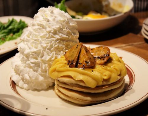 【銀座】エッグスンシングス Eggs'n Things銀座店　スイートポテトのパンケーキ