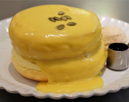 【池袋】RAINBOWPANCAKE レインボーパンケーキ西武池袋店　かぼちゃのパンケーキ