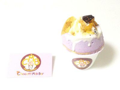 ICE CREAM WEEK!!(アイスクリーム部)・黒ごまザクザク紫芋のモンブランソフトクリーム@CHOCOTTO MILK BAR