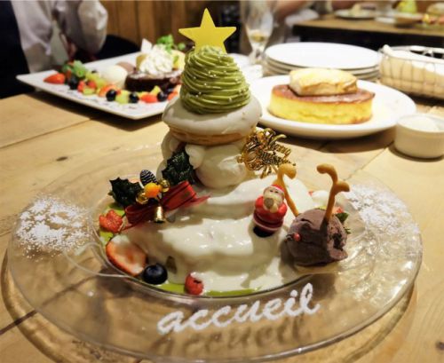 【恵比寿】カフェアクイーユ cafe accueil　スノーホワイトパンケーキ