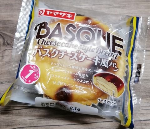 バスクチーズケーキ風パン【山崎製パン】