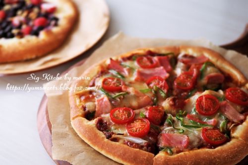レシピ動画『ピザの作り方・ミックスピザとデザートピザ』