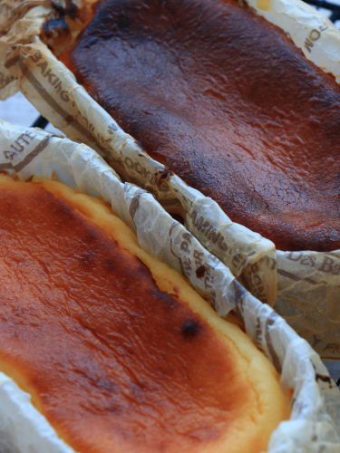 【レシピ】ブレンダーでさくっとバスクチーズケーキ♪