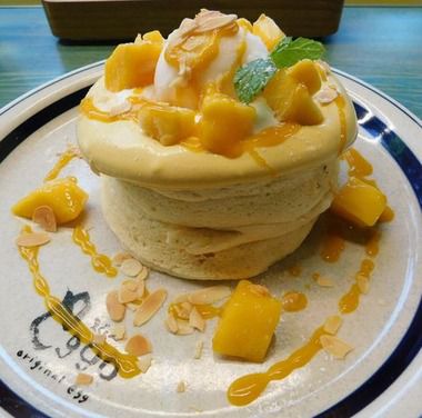 eggg cafe(えぐぅ～カフェ) 小平本店@小平市のマンゴーパンケーキ