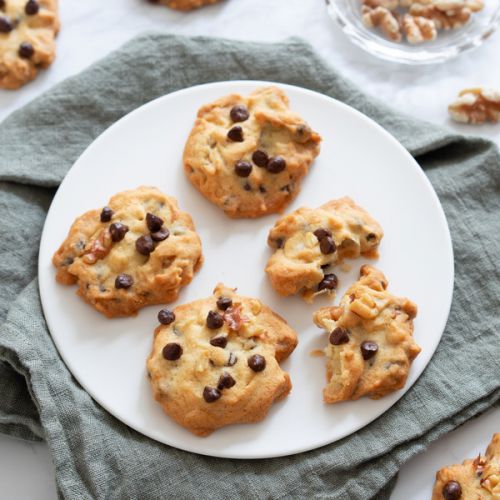 【レシピ】胡桃とチョコのドロップクッキー