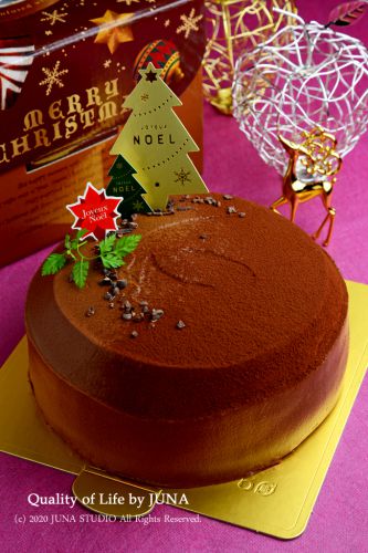 今年のクリスマスケーキのご提案♪　○○入りガナッシュケーキ