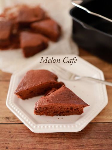 ホットケーキミックスで簡単おやつ「ダブルチョコレートケーキ」☆レシピブログのエアーオーブンで様々なお料理を作ろう♪モニター参加レシピ