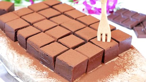 板チョコと生クリームで作る基本の生チョコレート