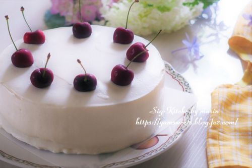 動画『可愛いバースデーケーキの作り方・イチゴのない季節の誕生日』 【レシピ】