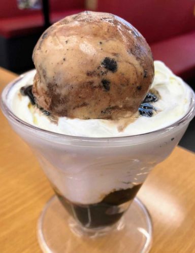 クッキーアイスのコーヒードルチェ@スシロー