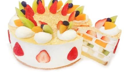 【本日発売】カフェコムサ「フルーツミルクレープ」毎月3日はミルクレープの日！いちご・マンゴー・キウイなど彩り豊かなフルーツをあわせて飾り付け