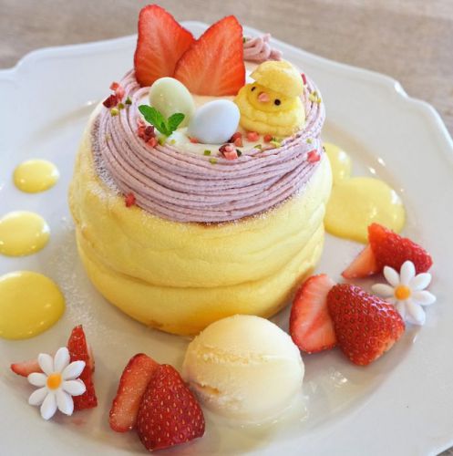 【神奈川 武蔵小杉】3 STARS PANCAKE スリースターズパンケーキ　Happy Easter Pancake