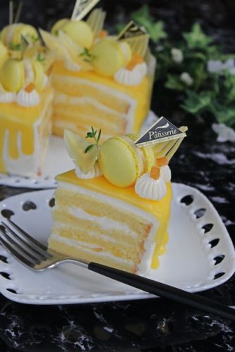 レモンとチーズのショートケーキ